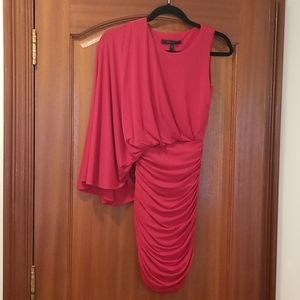 BCBGMaxazria bodycon ruched skirt mini sleeveless dress, size XXS